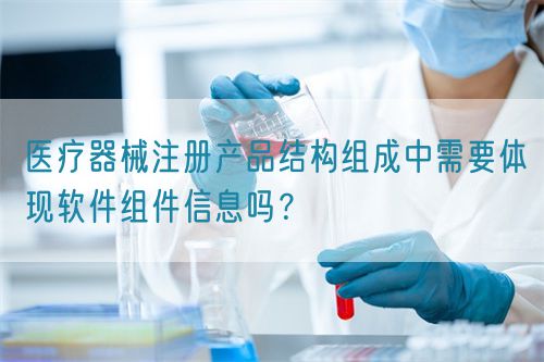 醫(yī)療器械注冊(cè)產(chǎn)品結(jié)構(gòu)組成中需要體現(xiàn)軟件組件信息嗎？(圖1)
